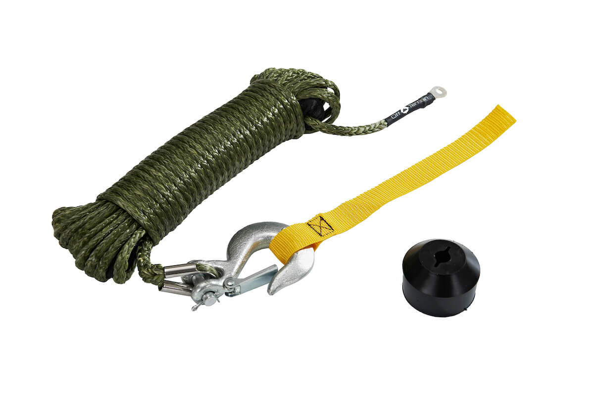 OpenRoad Synthetic Winch Rope Kit, 8500Lbs ATV Winch Rope with